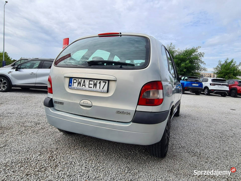 Renault Scenic Benzyna Klimatyzacja ElSzyby srebrny