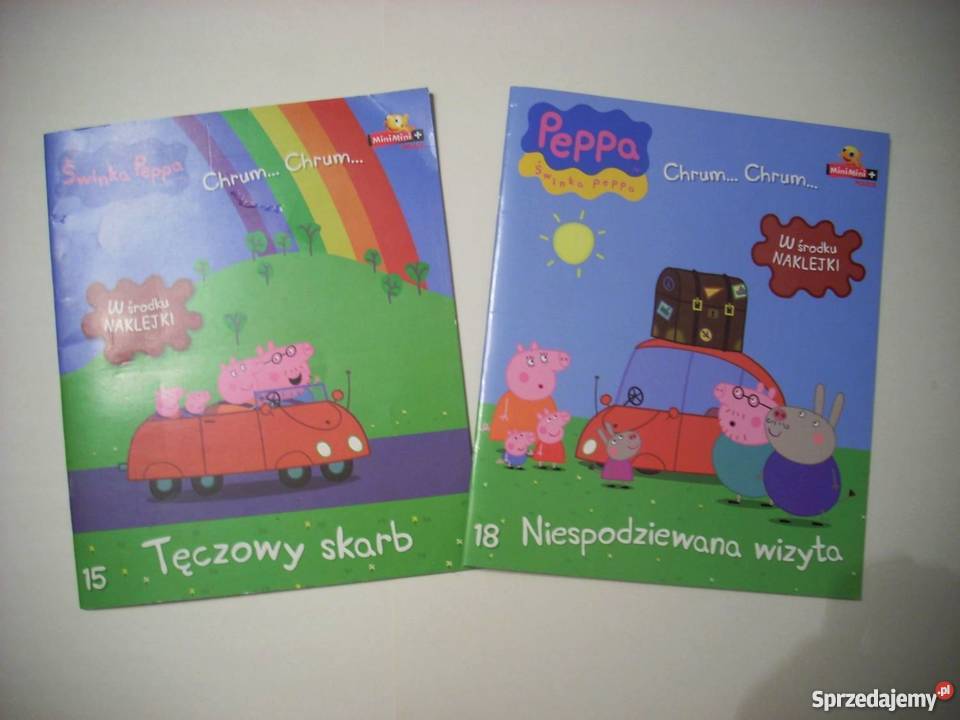 Świnka Peppa Książeczka tom 15 i 18 NOWE małopolskie Nowy Sącz