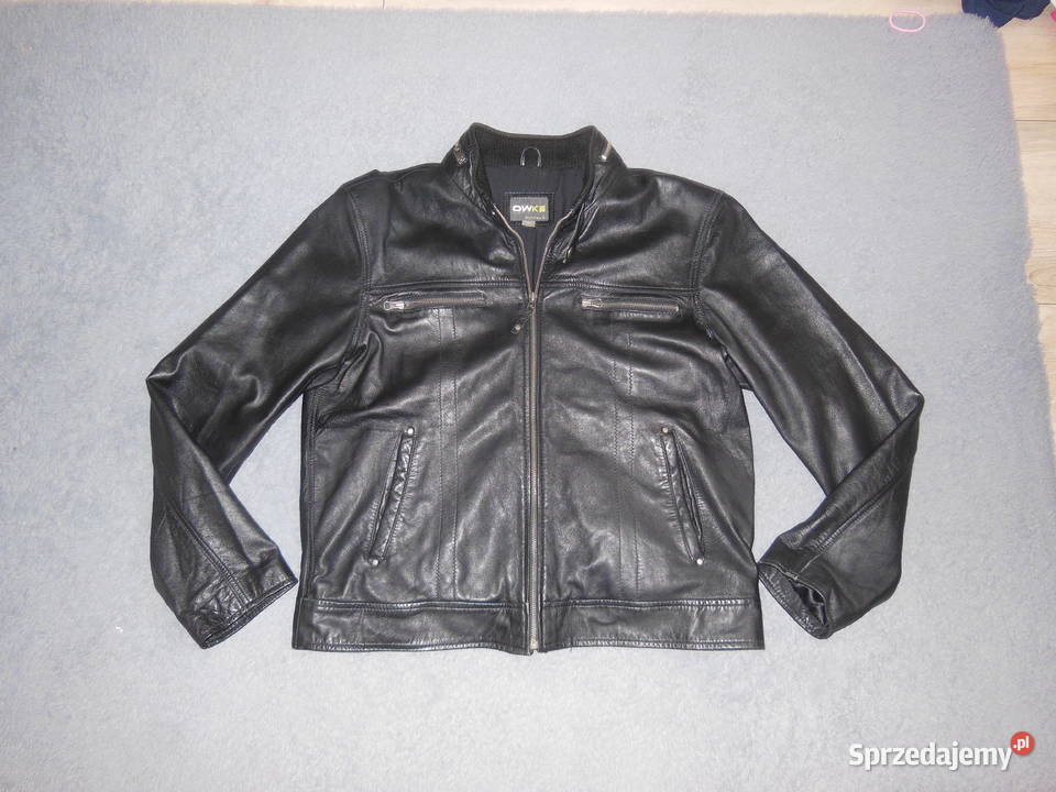 Kurtka Męska Skórzana Skóra Kurtki i płaszcze