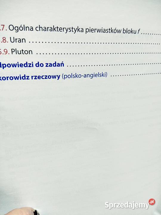 Pierwiastki i związki nieorganiczne Pazdro Warszawa