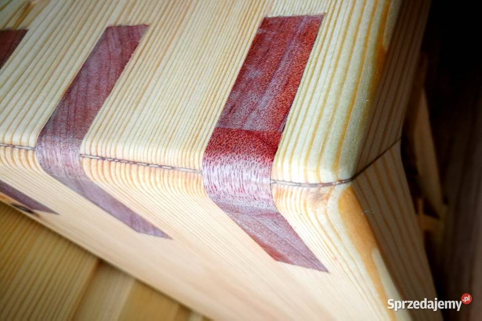 Ławka drewniana kwietnik półka siedzisko ozdoba świętokrzyskie Radków