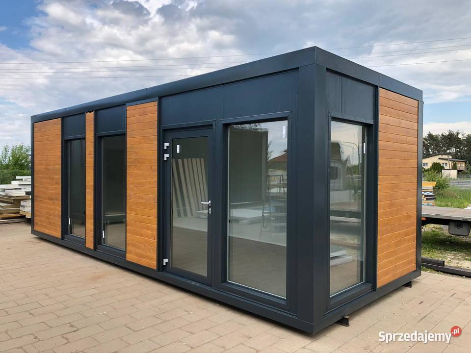 Pawilon handlowy kontener biurowy 8x3 biuro parter