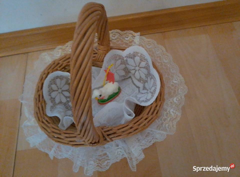 Koszyczek wiklinowy na święconkę Warszawa