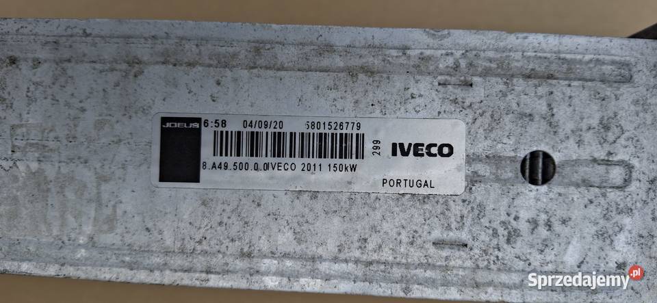 IVECO DAILY E5 E6 140 170 210 INTERCOOLER Bieleń