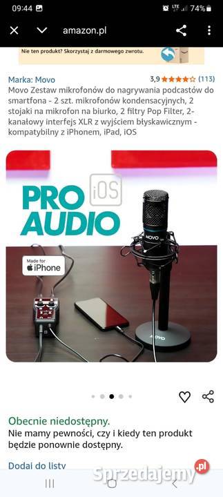 Zestaw do robienia podcastów