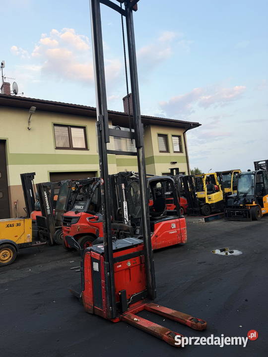 paleciak elektryczny z masztem LINDE L14 Działoszyn sprzedam