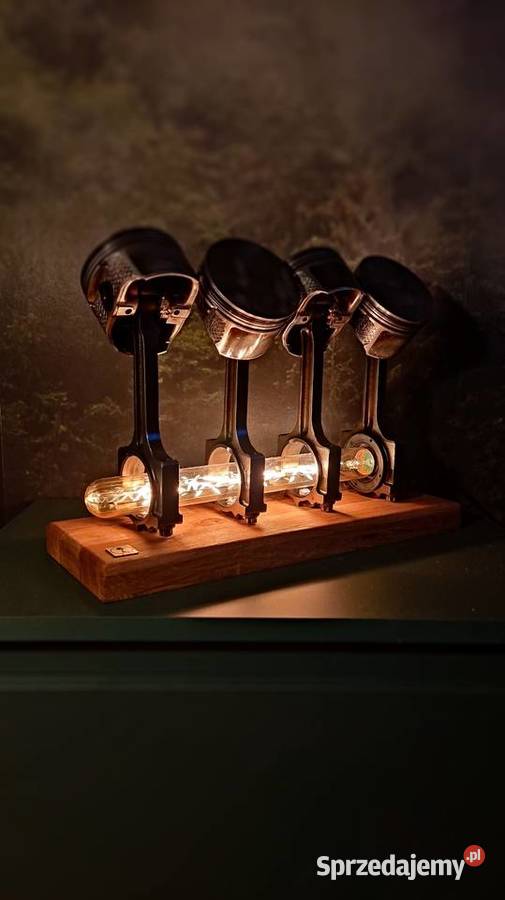 Lampa stołowa z części samochodowych audi Bytom sprzedam