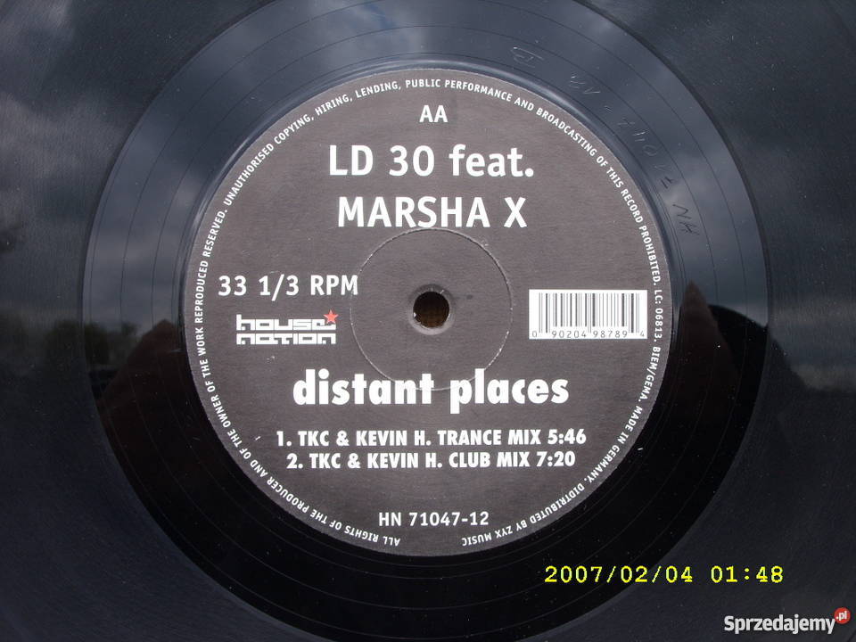 Pop LP LD 30 FEATMARSHA X bez okladki płyta winylowa Wołów