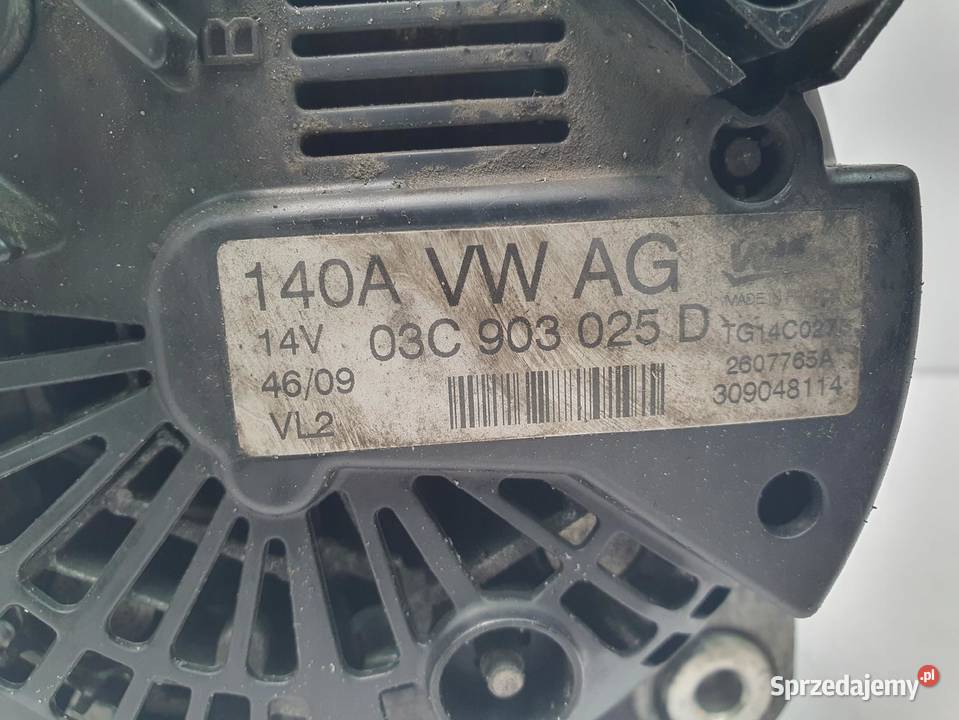 ALTERNATOR Audi A3 II 8P Seat Leon II 14 TFSI Chełm