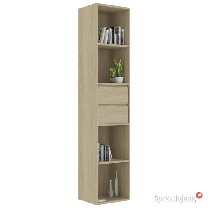 Szafka na książki dąb sonoma 36x30x171 WM802870 Warszawa