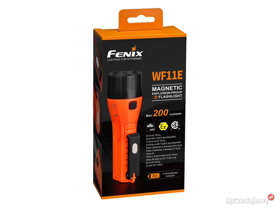 Latarka strażacka LED Fenix WF11E Latarki i oświetlenie mazowieckie Warszawa sprzedam