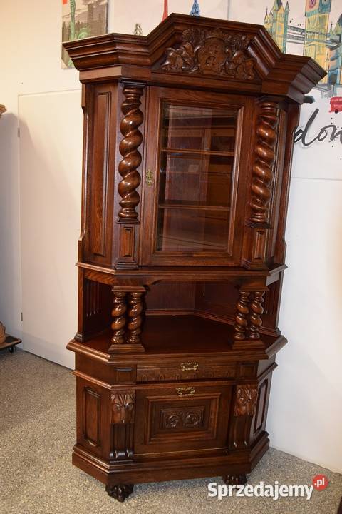 witryna narożna meble gdańskie stan idealny Kredensy i witryny Olsztyn