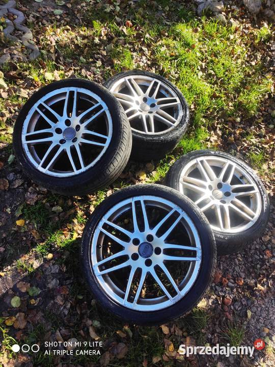 Alufelgi 18 5x112 oryginalne audi RS4 z oponami Lubenia