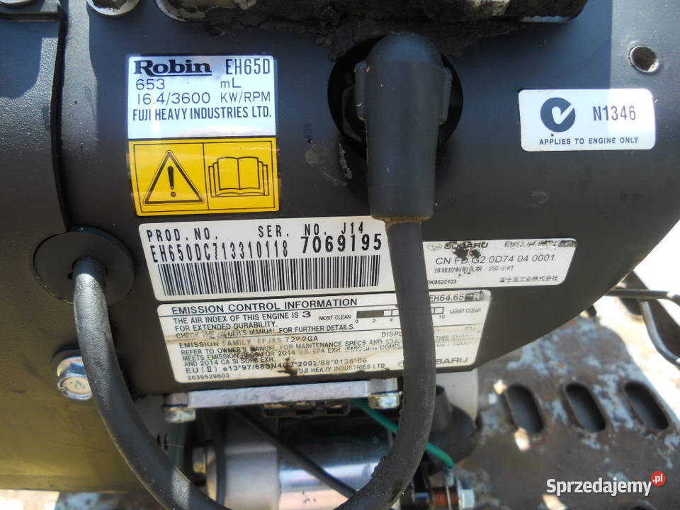 Robin EH 65 D Silnik 2 cylindrowy kompletny Narzędzia