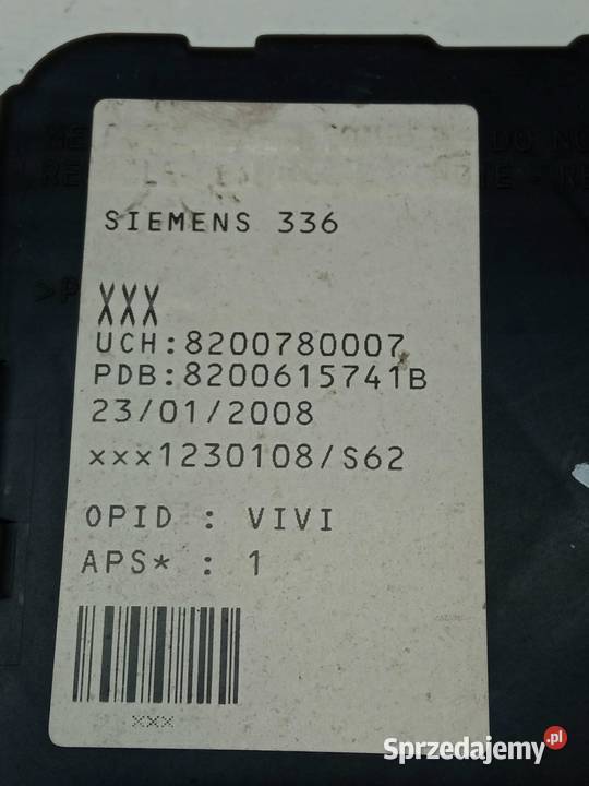 SKRZYNKA BSI 8200780007 Renault Megane II