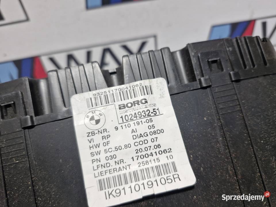 BMW E81 E82 E87 E88 LICZNIK ZEGRY EUROPA osobowe sprzedam