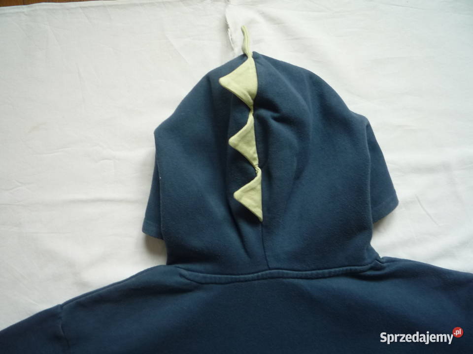 HM 134 Granatowa Bluza dresowa kangurka Dinozaur Szczecin