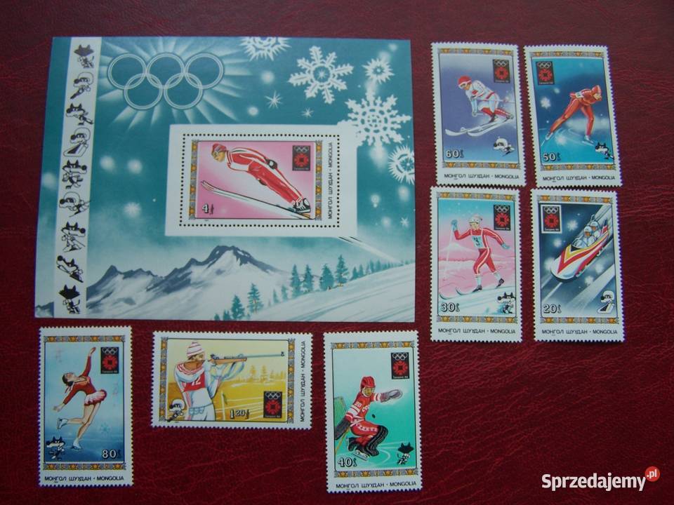 Mongolia 1984 MNH Mi 160006 Sport Olimpiada Filatelistyka Tychy
