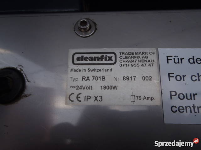 OKAZJA Sprzedam RA 701 B Firmy Cleanfix Dąbrowa Górnicza