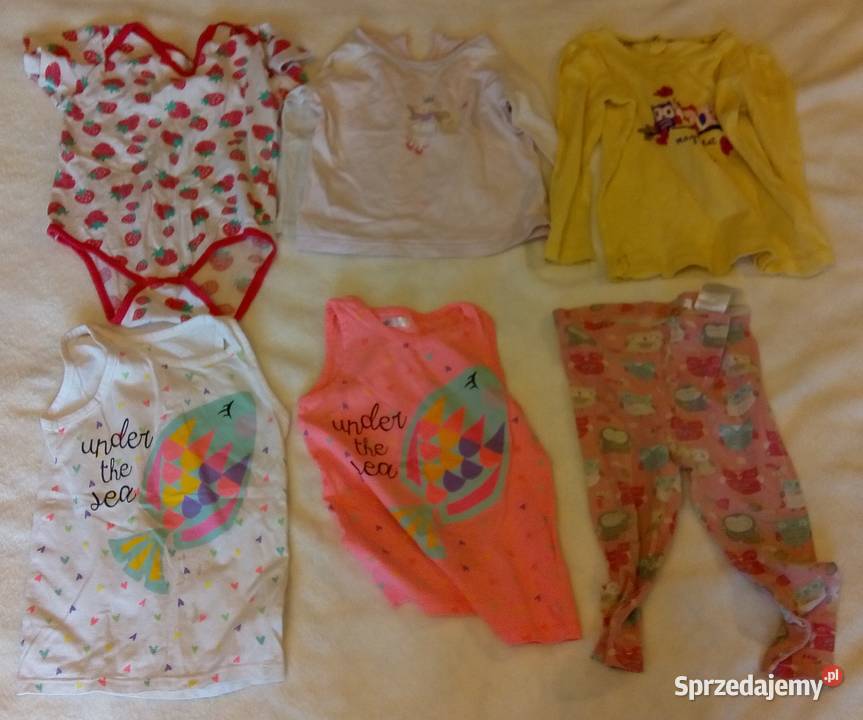 Ubranka dziewczynki 1224 miesięcy 86 8692 92 Rozmiar 86 Czeladź sprzedam