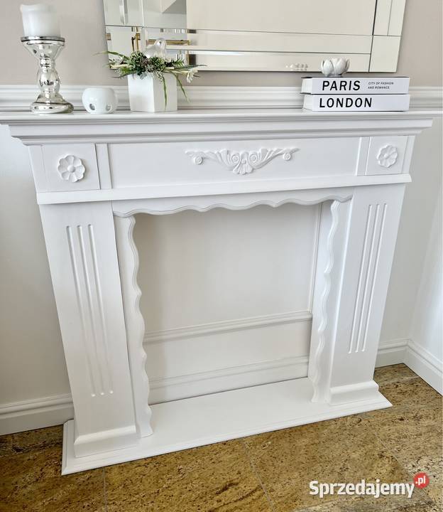 Drewniany portal kominkowy atrapa obudowa