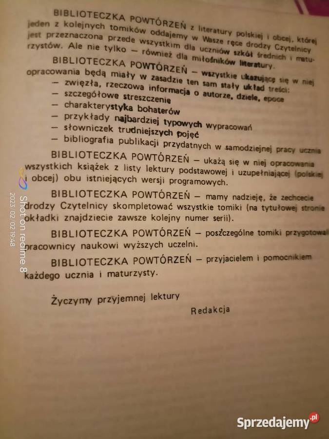 Kamienie na szaniec analizy lektury szkolne literaturoznawstwo Warszawa sprzedam