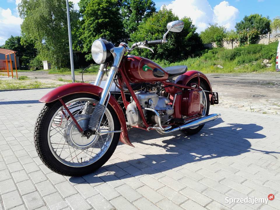 IfaMz Bk 350 1958 z wózkiem bocznym Wunsche Jelenia Góra sprzedam