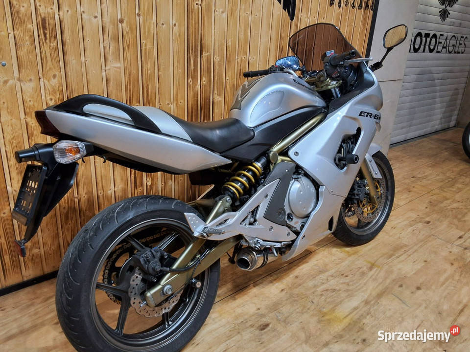 Kawasaki ER Piękny Motocykl KAWASAKI ER6F naked benzyna wielkopolskie Bicz