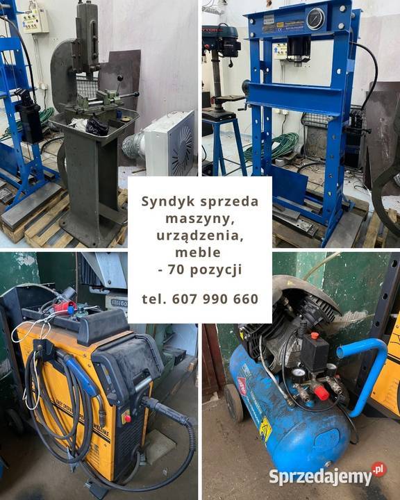 Syndyk sprzeda maszyny i urządzenia produkcyjne