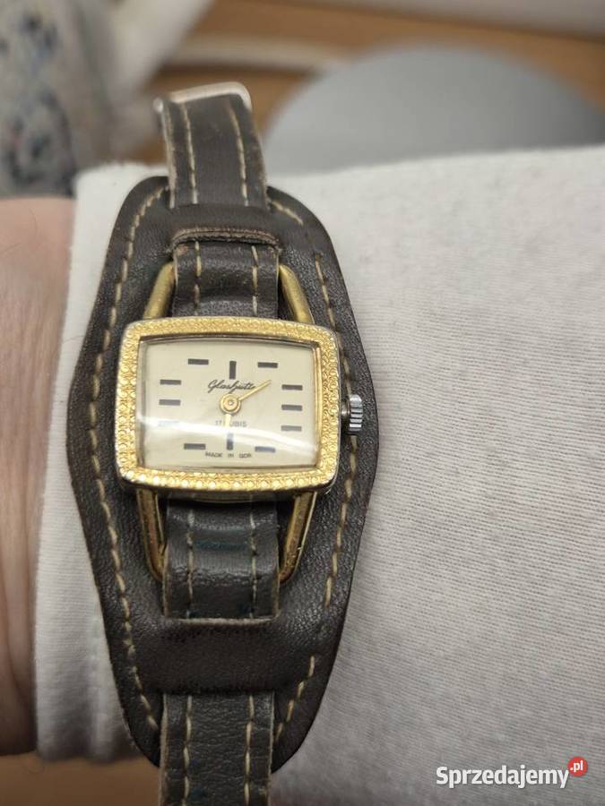 Vintage zegarek damski Glashutte Chorzów