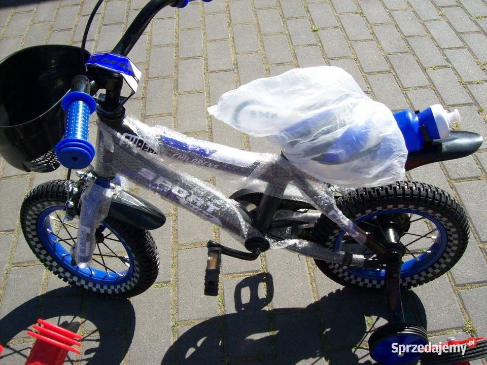 Rowerek 12 niebiesko zielony czerwony bmx wielkopolskie Głogowa