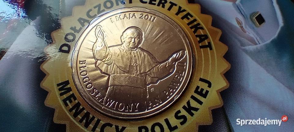 Stare monety Medal Jan Paweł II Polska 23 Lesko