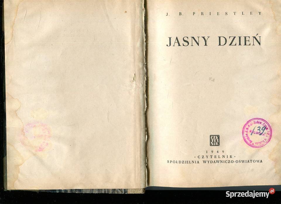 Jasny dzień JB Priestley Szczecin