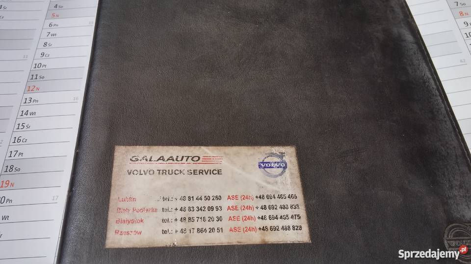 Instrukcja Volvo seria FM 8x4 wielkopolskie Szamotuły