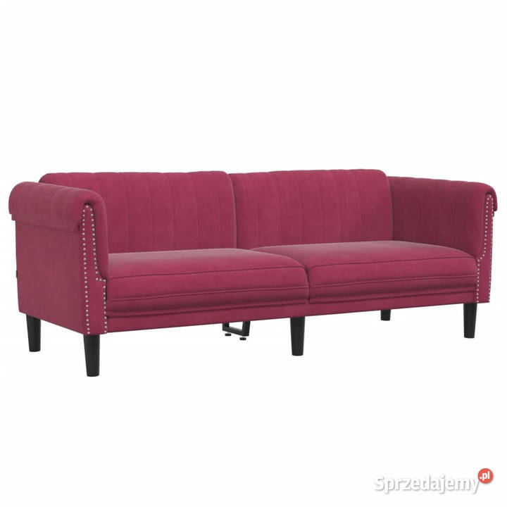 Sofa 3osobowa winna czerwień tapicerowana Warszawa