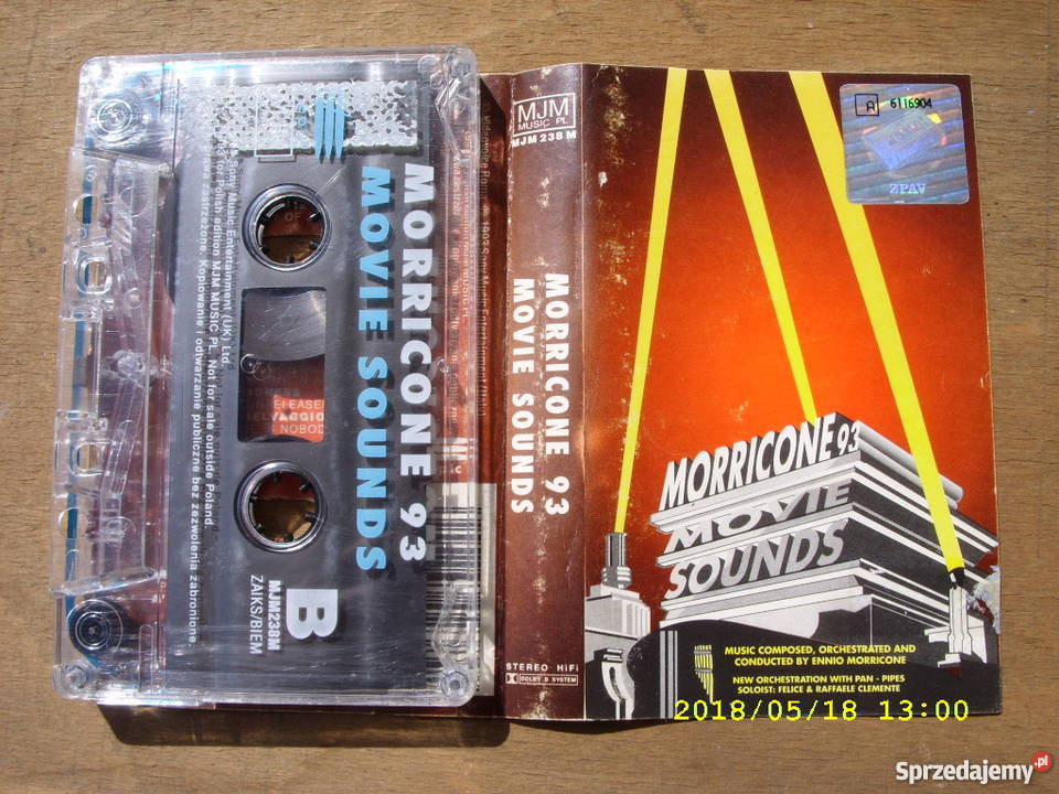 4 kaset z muzyka filmowaENIO MORRICONE Wołów