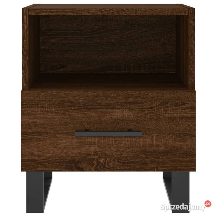 Szafki nocne 2 brązowy dąb 40x35x475 WM827499 Nocne Meble Warszawa sprzedam