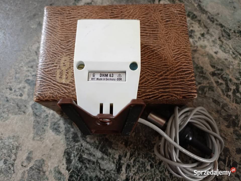 Zabytkowe Mikrofony 3 sztuki RFT Uniwersum wielkopolskie Drawski Młyn