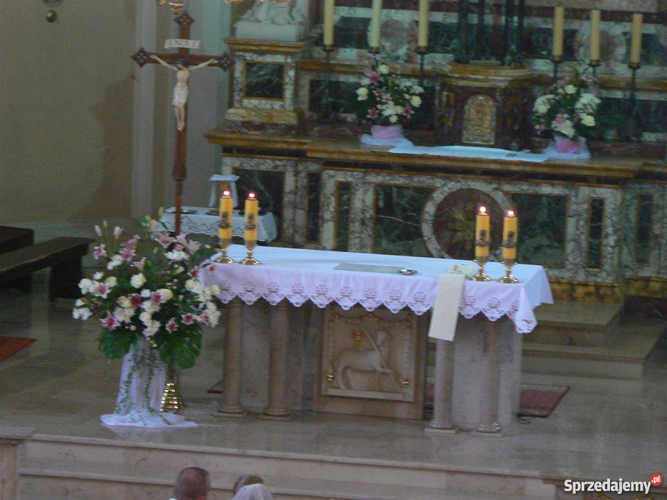 ślubna dekoracja kościoła Poznań