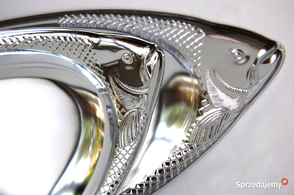 Taca patera półmisek ryba na rybę ryby stal 2 Lublin