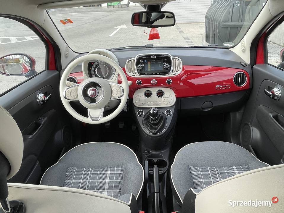 Fiat 500 12 8V 69 2016R 92 529 LOUNGE tryb CITY podkarpackie Rzeszów
