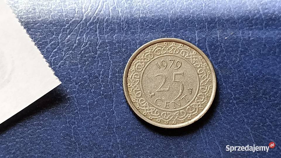 Stare monety 25 cent 1979 Surinam