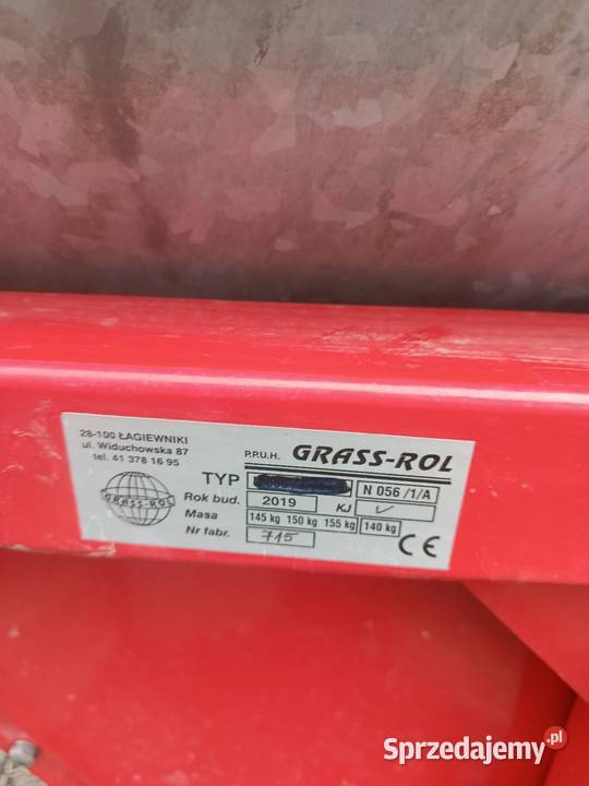 rozsiewacz nawozów dwutarczowy 600 grassrol nowy