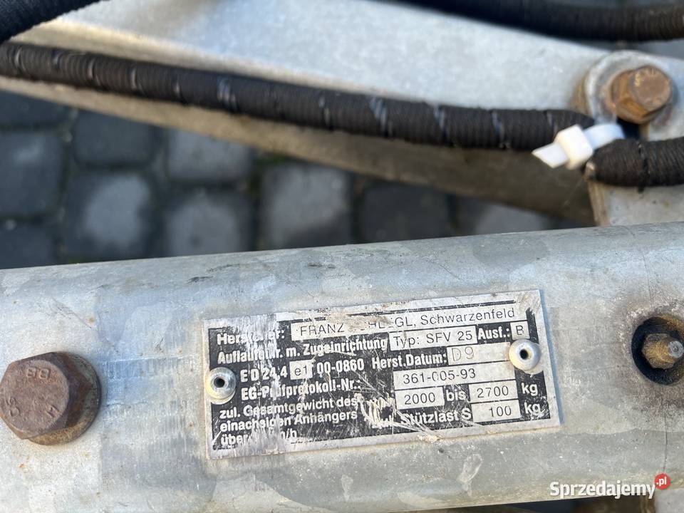 Sprzedam lawetę Gryf Opalenica na resorach Kraków