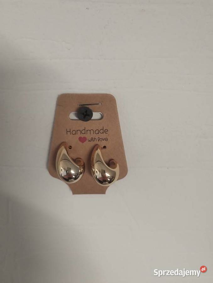 Minimalistyczne kolczyki łezki kolor do wyboru sprzedam