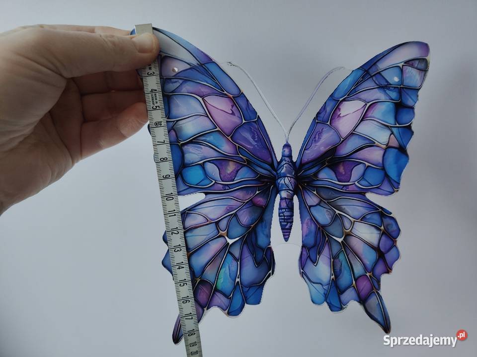 Motyl motylek nowy witraż witrażyk dekoracja mazowieckie Płock