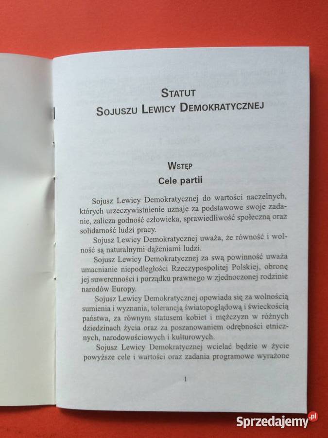 2571 Statut Sojuszu Lewicy Demokratycznej