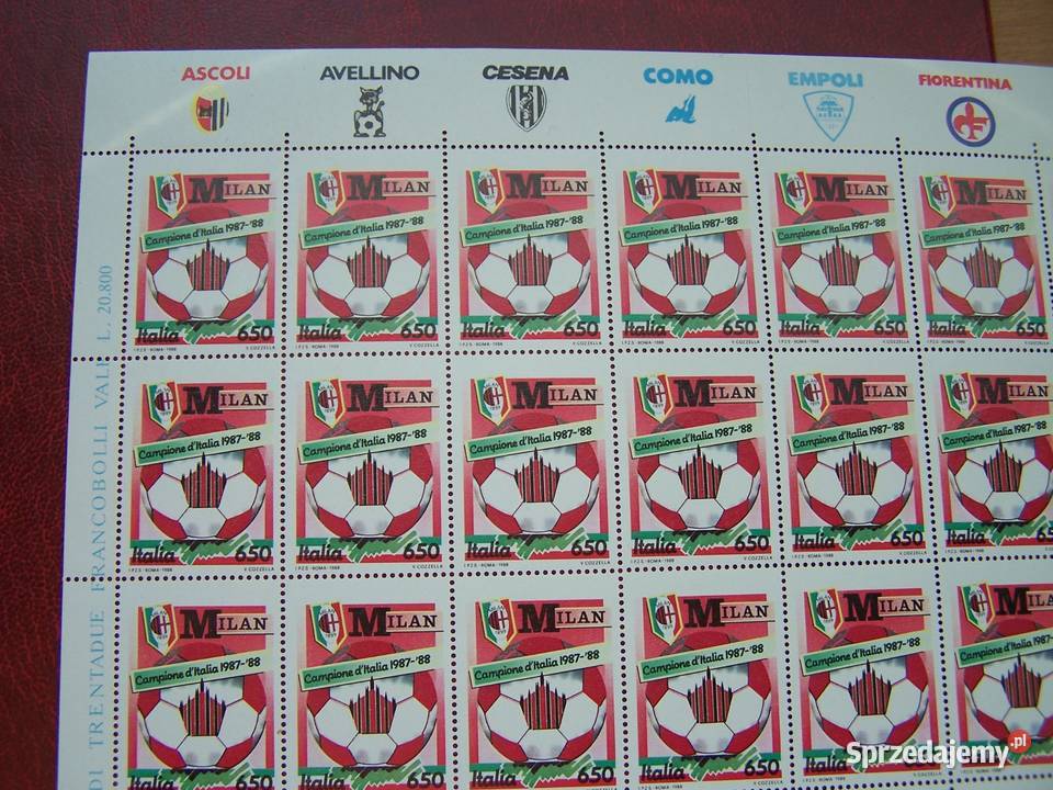 Włochy 1988 MNH Mi 2051 Sport Piłka nożna MILAN Tychy