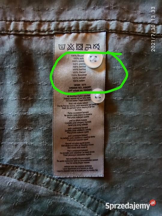 koszula w kolorze khaki Bluzki i koszule Radzyń Podlaski