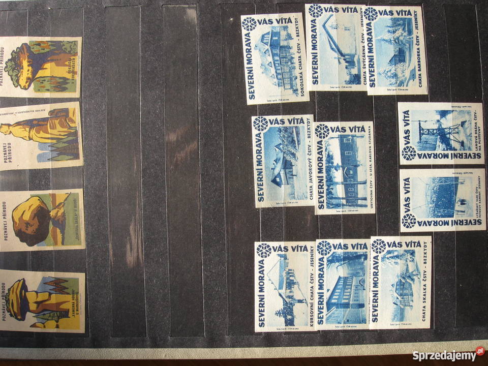 Kolekcja etykiet zapałczanych Warszawa sprzedam